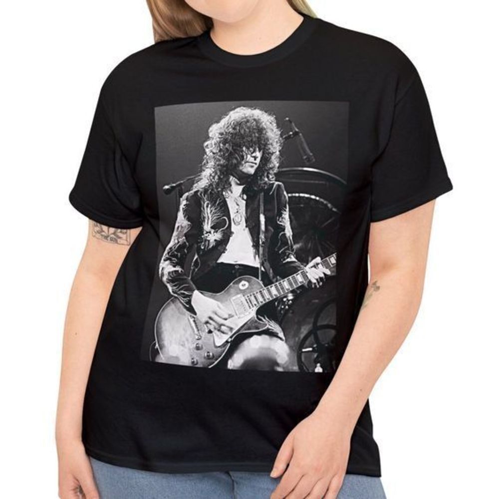 Jimmy Page Led Zeppelin Live Unisex Tshirt Gift